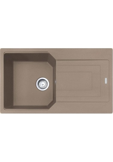 Franke Urban Ubg 611-86 Granit Eviye. Oyster. Tezgah Üstü. Tek Hazne. Damlalıklı. 86 x 50 CM