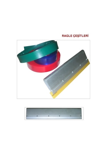 Serigrafi Ragle Lastiği ve Alüminyum Çekecek 30 Cm
