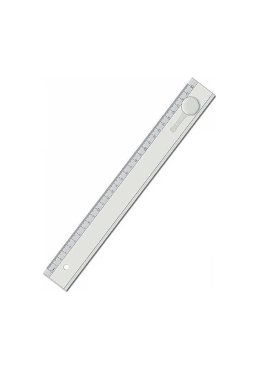 Ark Mercekli Geniş Büro Cetveli 30 cm 179 Şeffaf