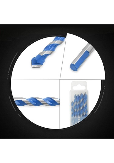 Tungsten Karbür Matkap Ucu Seti 7 Parça Çok Malzemeli Matkap Ucu