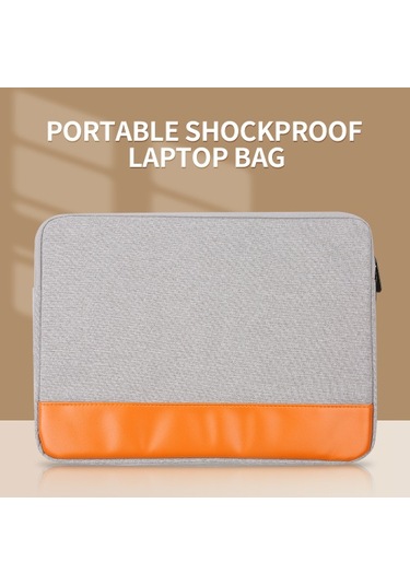 13.3 İnç Taşınabilir Dizüstü Bilgisayar Çantası Darbeye Dayanıklı Dizüstü Bilgisayar Kılıfı Çok İşlevli İş Eğlence Evrak Çantası Gri Diğer