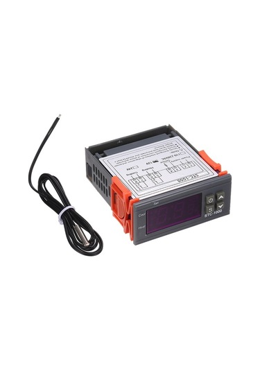 Fortunelane Stc-1000 Sıcaklık Kontrol Cihazı -50 C 99 C Soğutma/ısıtma Otomatik Değişim 12v Ntc Sensörlü