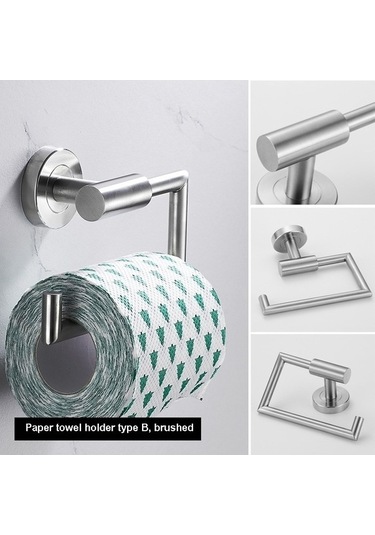 Tongxida Bosphorusboutique Yivli Stil: Sones Rafı, Paslanmaz Çelik Banyo Askılı 304 Uç, Paslanmaz Kağıt Havlu Askılık Diğer
