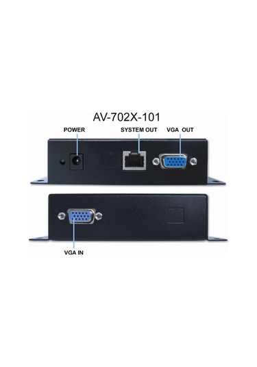 Beacon AVK-70X-111 VGA + Ses Sinyali Mesafe Uzatıcı 150 M
