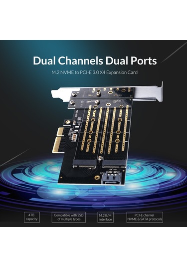 Sones Orıco Pdm2 M.2 Nvme - Pcı-e 3.0 X4 Genişletme Kartı