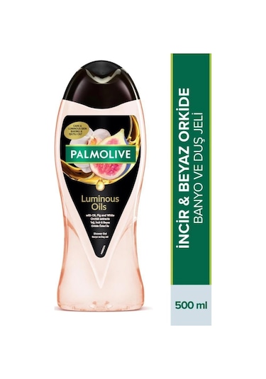 Palmolive Duş Jeli 500 Ml Luminious Oils 2'li Duş Jeli 500 Ml + Duş Lifi Hediye Çiçek