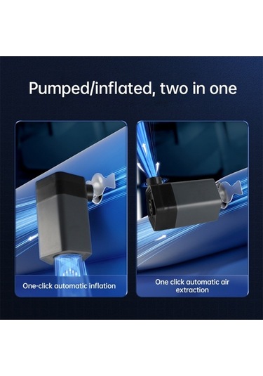 Artfulabode Yatak, Taşınabilir Şişme Şişirme/indirme, Şişirme Pompası Nozul Kablosuz İlaveli Hızlı Havuz Geeroyoo Çift Botu, 6000pa - Cf