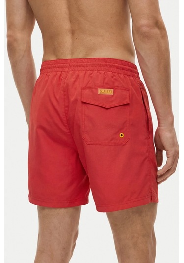 Guess New Basic Orta Boy Erkek Kırmızı Mayo F6gt24wg282-g597