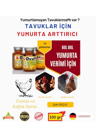 Tavuk Yumurtlatma Mix Rakipsiz Yumurtlamayan Tavuklara Son 100gr