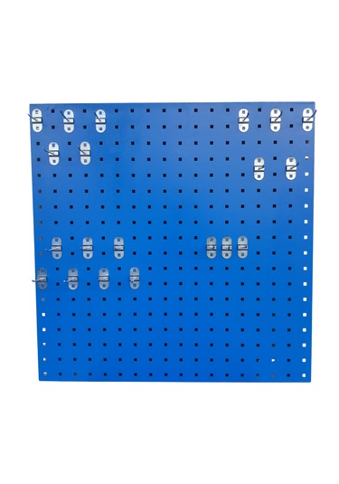 90x90 Cm Delikli Metal Takım Asma Panosu 20 Adet Kanca İle Birlikte 90