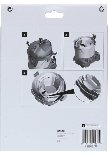 Bosch Uyumlu Professional Accessories Toz Torbası, Gri, 5 Adet