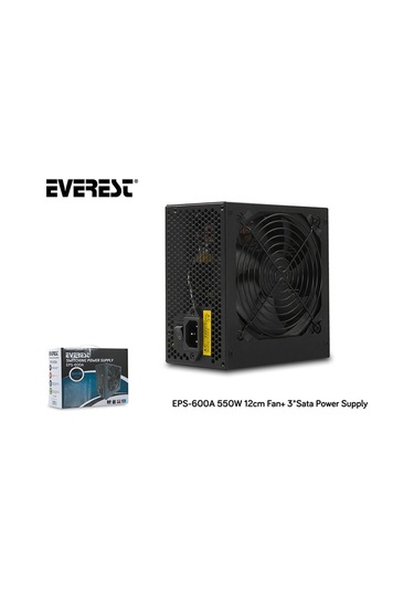 Everest Eps-600a 600w 12cm Fsn 4 Sata Aktif Pfc Güç Kaynağı Power Supply