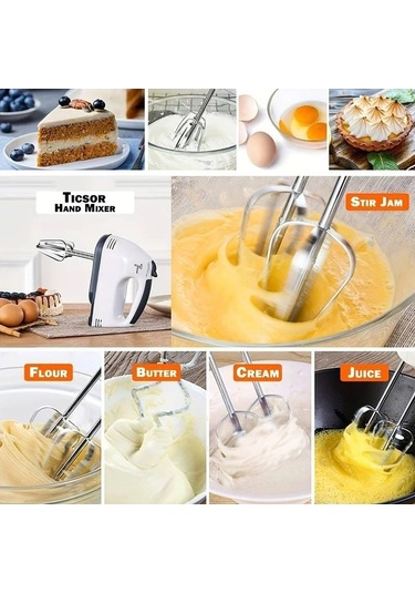 Ulzyvf Yumurta Yumurta Yumurta Vitesli Ve Renk Otomatik Mini Mikser Krem Ev Elektrikli El Çırpıcı Çırpıcı Çırpıcı Beyaz Beyaz Beyaz Beyaz 7 Tz Beyaz
