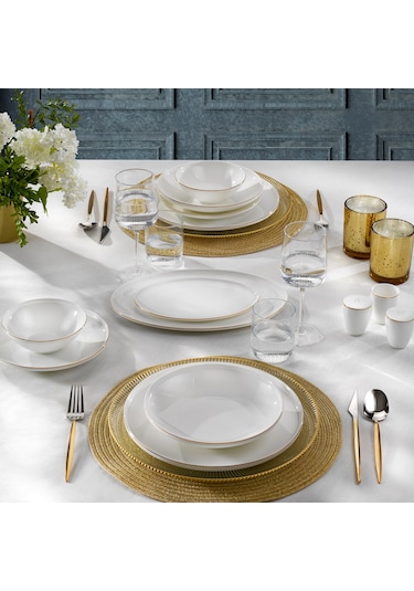 Schafer Chance Gold Yemek Takımı 56 Parça-gold