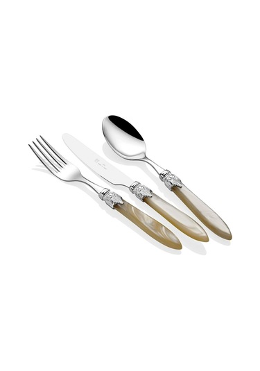 Rıvadoss Lauro Chrome Kemik 75 Parça Çatal Bıçak Seti Diğer