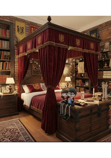 Büyücü Okulu Temalı Sallanan Bacaklı Sevimli Çift Biblo Dekoratif Masa Ve Raf Süsü