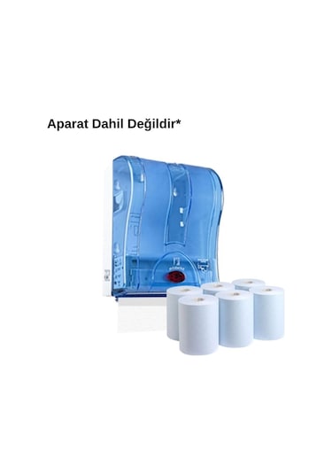 Wanda Soft İçten Çekmeli Kağıt Havlu 4 Kg 2 Katlı 6 Lı Ekonomik Paket 62m Rulo
