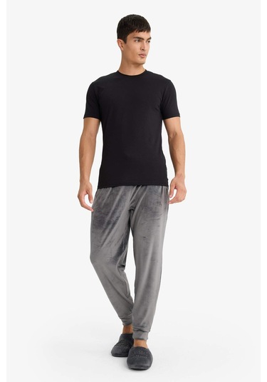 Defacto Slim Fit Dar Kesim Bisiklet Yaka Üst D3515ax25wnbk81 Siyah