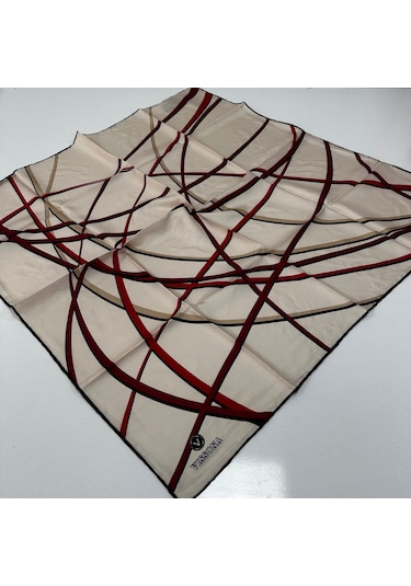Vissona Twill İpek Eşarp Ipk6304-31693 Çok Renkli