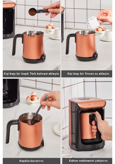 Karaca Hatır Köz Sütlü Türk Kahve Makinesi
