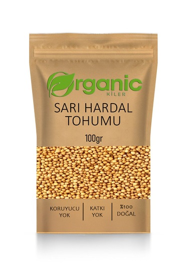 Sarı Hardal Tohumu 100gr. Elenmiş & Katkısız Taze Mahsül