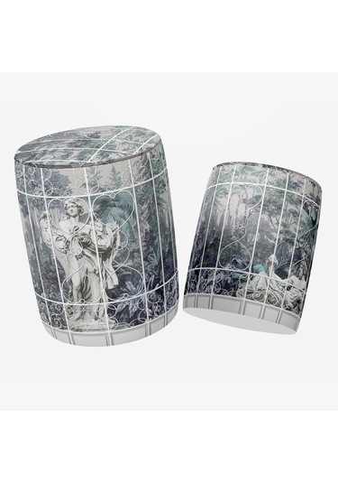 Bluehomeconcept Adawall Modern Heykel Tasarımlı Puf