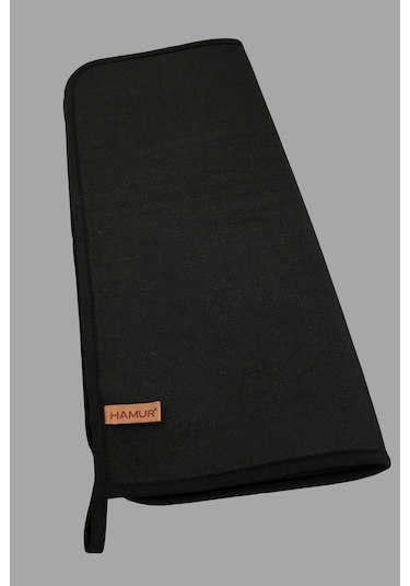 Basic S Bulaşık Kurutma Matı 46x36 cm Std Kurulama Bezi Kurutma Örtüsü Tezgah Üstü Siyah