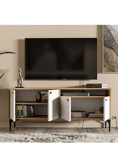 1548 Artemıs 139 Cm Tv Ünitesi Sepet-beyaz