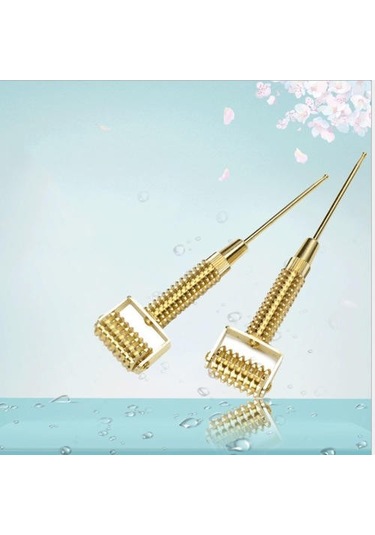 1pic Yüz Masaj Silindiri Akupunktur Noktaları Iğne Altın Prob Kulak Çok Fonksiyonlu Zayıflama Bahar Rulo Çift Çene Kaldırma Ev Kullanımı Güzellik Cihazları Ia0dmk Altın