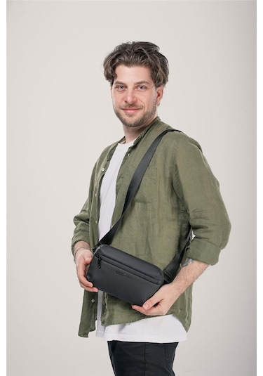 Ççs 51853 Tek Askılı Çapraz Çanta Siyah