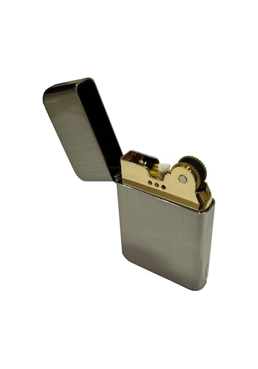 Füme Benzinli Metal Çakmak 109426