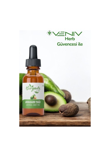 %100 Doğal Avakado Yağı 20 Ml - Bitkisel Sabit Yağ 20 ML