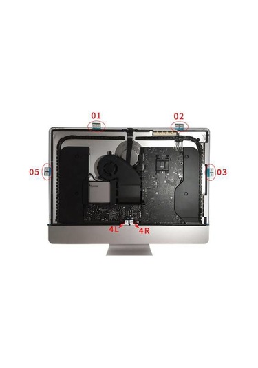 Imac 21.5Inch A1418 Kit Ekran Tutucu Plastikler 2012-13
