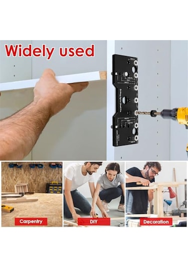 Raf Pimi Şablonu Raf Pimi Kılavuzu Hassas Dolap Montaj Şablonu Şablonu