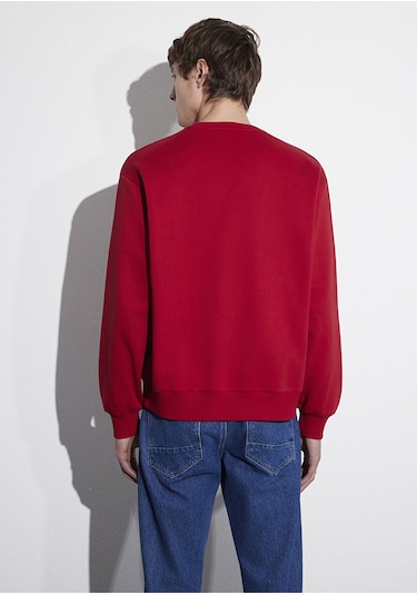 Mavi - Yılbaşı Temalı Kırmızı Sweatshirt 0s10552-70390 Kırmızı