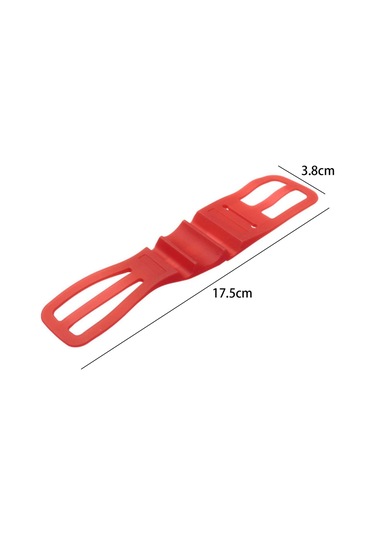 Suntek 2 Adet Silikon Bisiklet Telefonu Montaj Sürme Kırmızı