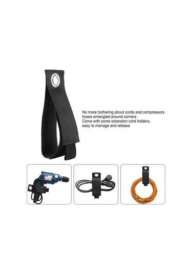 Gajeena 6 Adet Nylon Kablo Depolama Askısı - Bahçe Havuz Su Borusu Ve Elektrik Kabloları İçin Düzenleyici - Kolay Takma & Dayanıklı