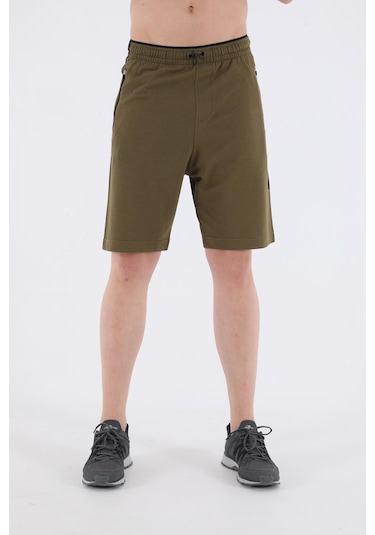 Maraton Sportswear Regular Erkek Basic Zeytin Şort 21042-zeytin Zeytin Yeşili