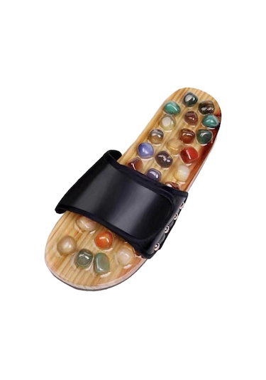 Dolıty Akupunktur Masaj Terlikleri Hediyeler Kaymaz 43-ila-44 Siyah