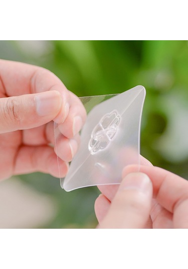 MSO 5 Adet Süper Güçlü Pratik Paslanmaz Kanca Askı Şeffaf