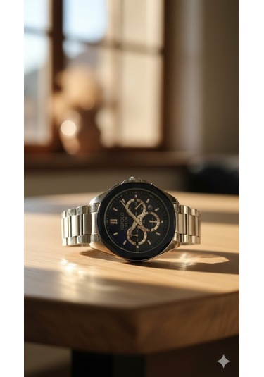 Jg. Polo Club Erkek Kol Saati Gümüş Ve Mavi Renk, Mavi Kadran - S04415m.4, 2 Yıl Garantili Gümüş - Mavi