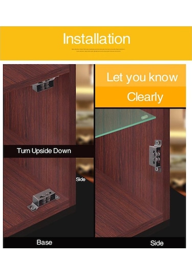 1 Takım Mıknatıslı Dolap Kapı Durdurma Durdurucuları Amortisör Tamponu Vidalar İle Yakalar Mobilya Donanımı