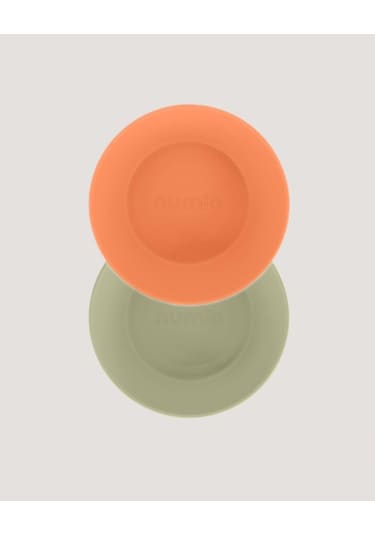 Let's Be Child 2'li Yuvarlak Kase Sage Green-peach