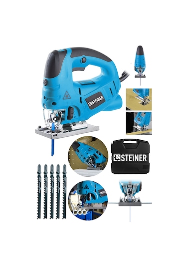 Steiner 4000 Watt Lazerli Otomatik Dekupaj Çantalı Mavi + 5 Uç