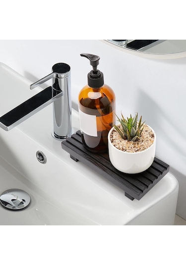 Homyl Çiftlik Evi Mutfak Tezgahı Oturma Odası Için Sabunluk M Kahverengi