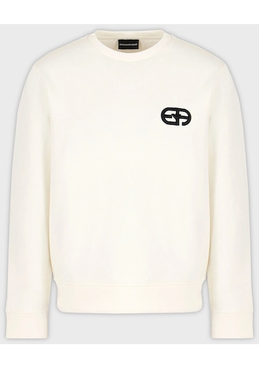 Emporio Armani Erkek Sweat 8n1ml7 1jhsz 0101 Beyaz Beyaz