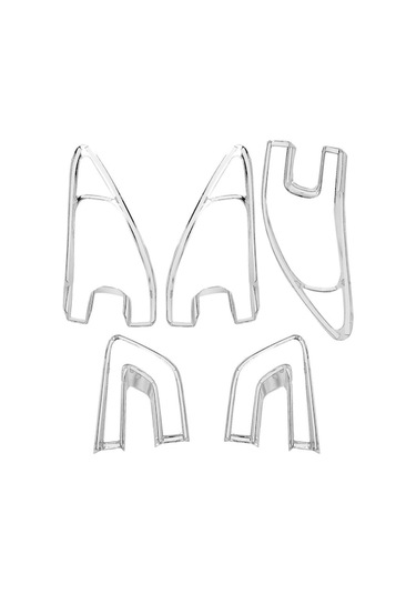 Flybuy Renault Kadjar 2015-2018 Arka Far Trimleri 4 Adet Far Kapağı Çerçevesi