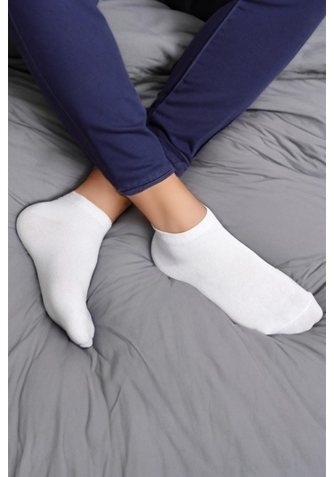 Black Deer Bilek Boy Pamuklu Patik Çorap Unisex 6 Çift Çok Renkli