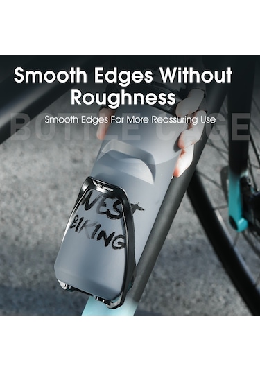 West Bıkıng Yp0704043 Bisiklet Su Şişesi Kafesi Pc+fiberglas Bisiklet Şişe Montaj Braketi - Siyah