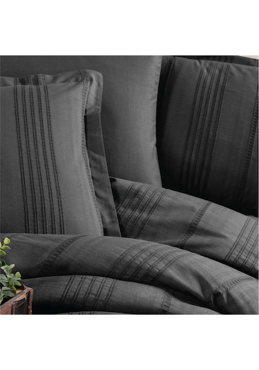 Clasy Ranforce Nevresim Takımı Çift Kişilik Arakis V4 Füme